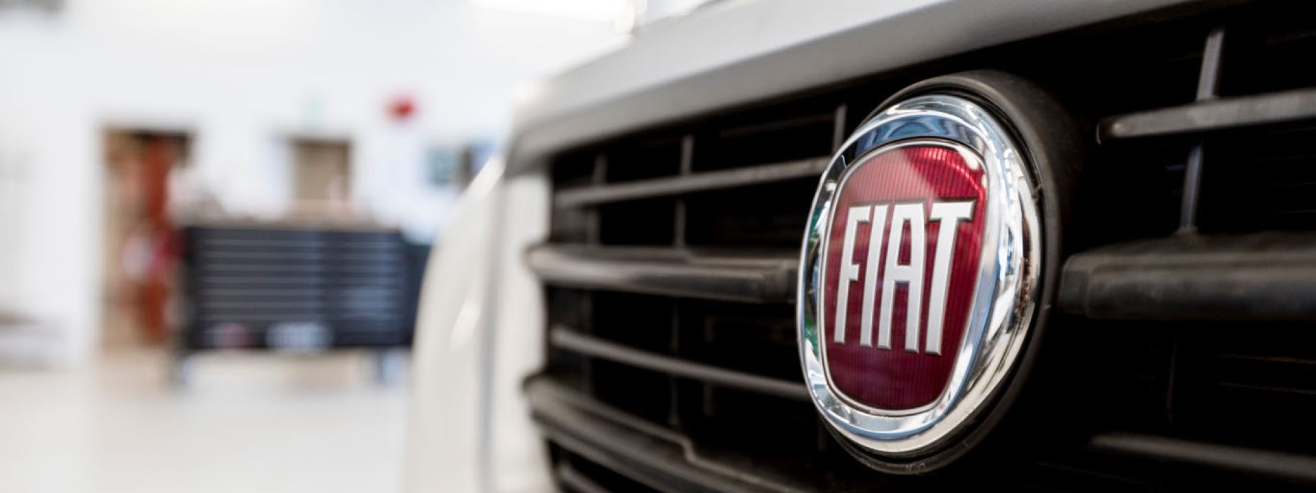 Bilde av bobilfront med Fiat merke