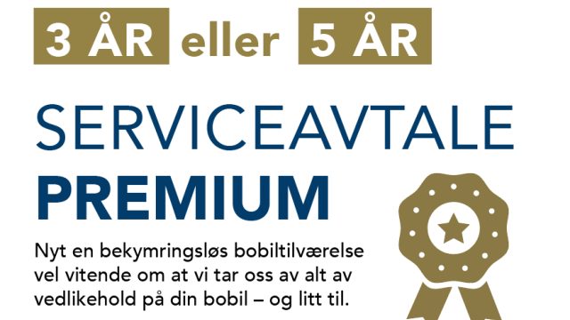 3 eller 5 år Serviceavtale Premium!