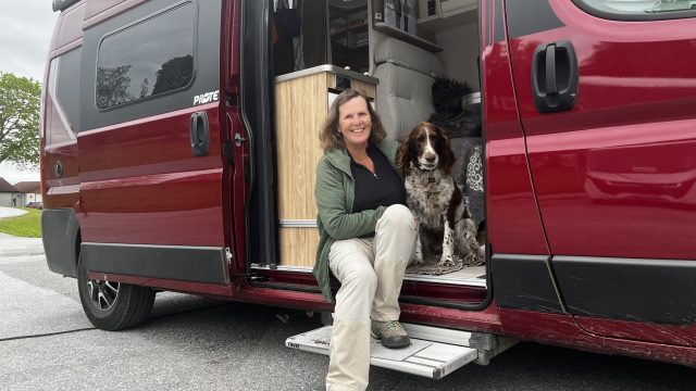 Line fricampet med campervan