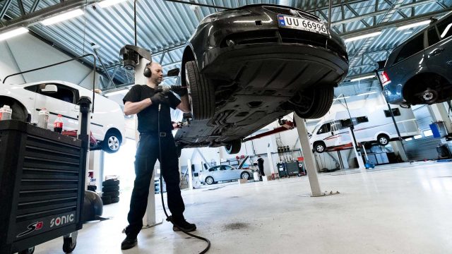 Bilverkstedet på Vestnes Loeviknes
