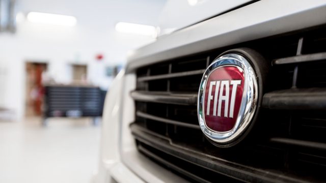 Bilde av bobilfront med Fiat merke